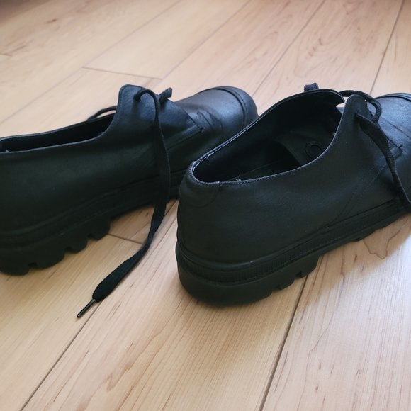 Black Lace-Up Shoes